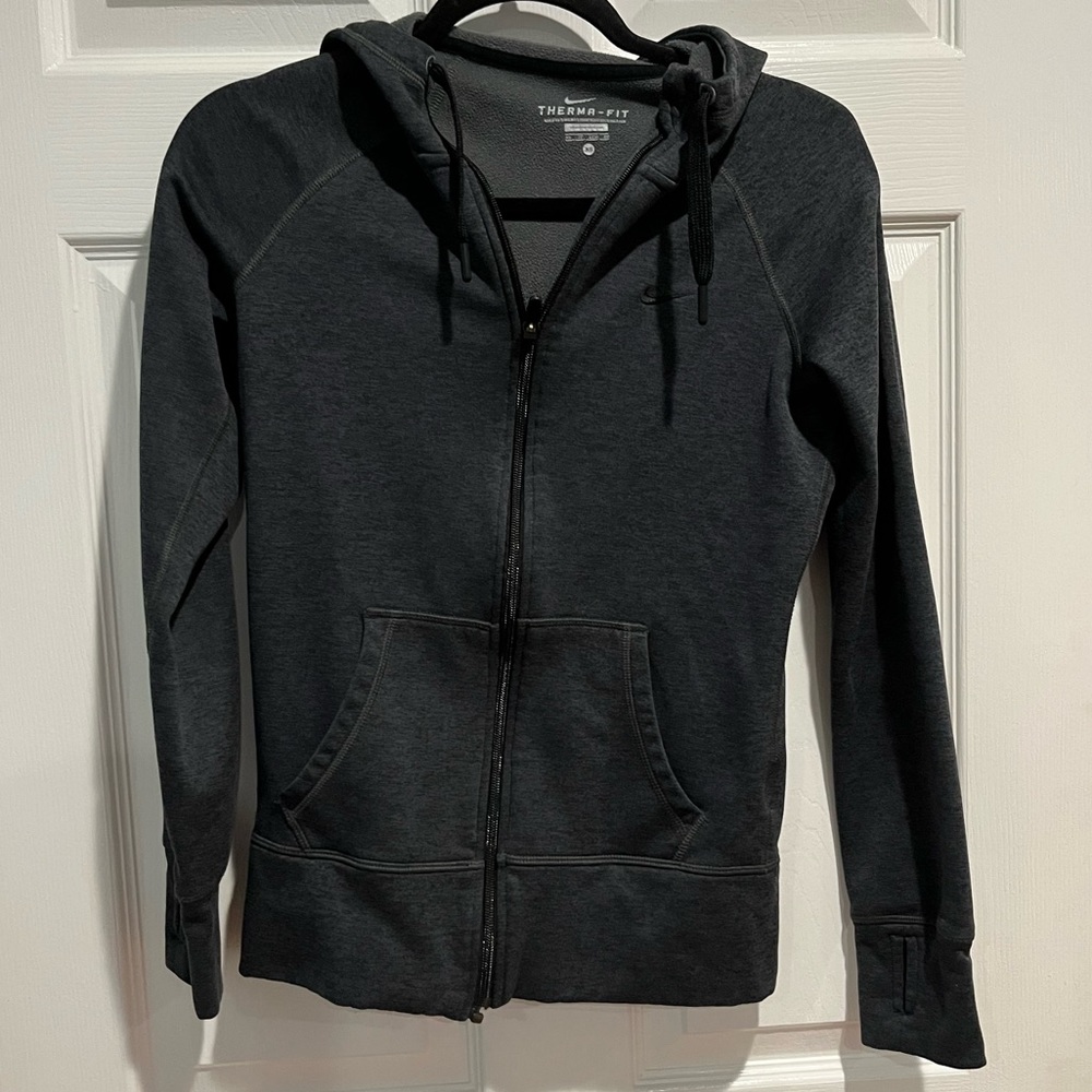 Therma-Fit Nike Zip Up Dark Gray Jacket